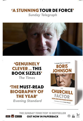 ‘The Churchill Factor’ paperback poster campaign