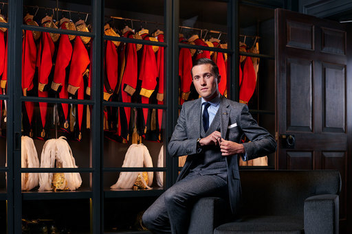 Jolyon Bexon, General Manager of Gieves and Hawkes